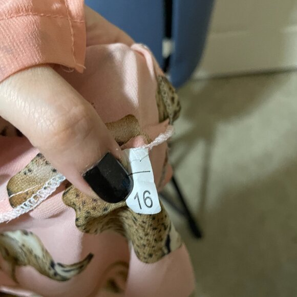 Sheer Cheetah Patterned Top - Picture 6 of 6